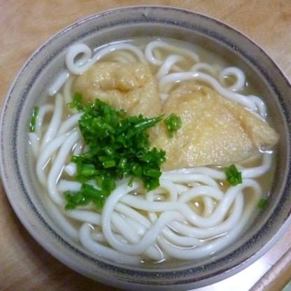 京風きつねうどん、おあげさんがとっても美味しかったです！どうもご馳走さまでした^^